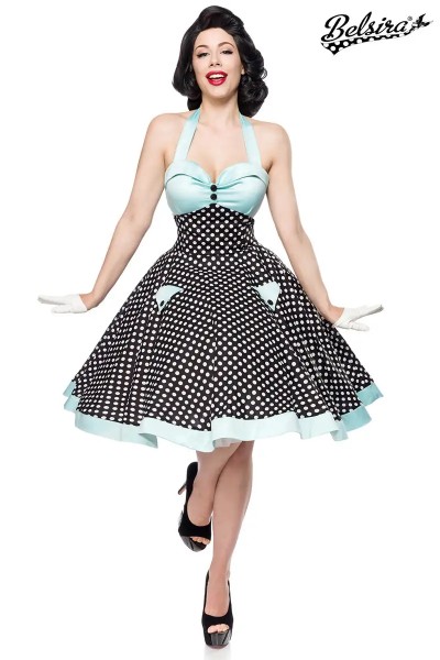 Neckholder Vintage-Swing-Kleid