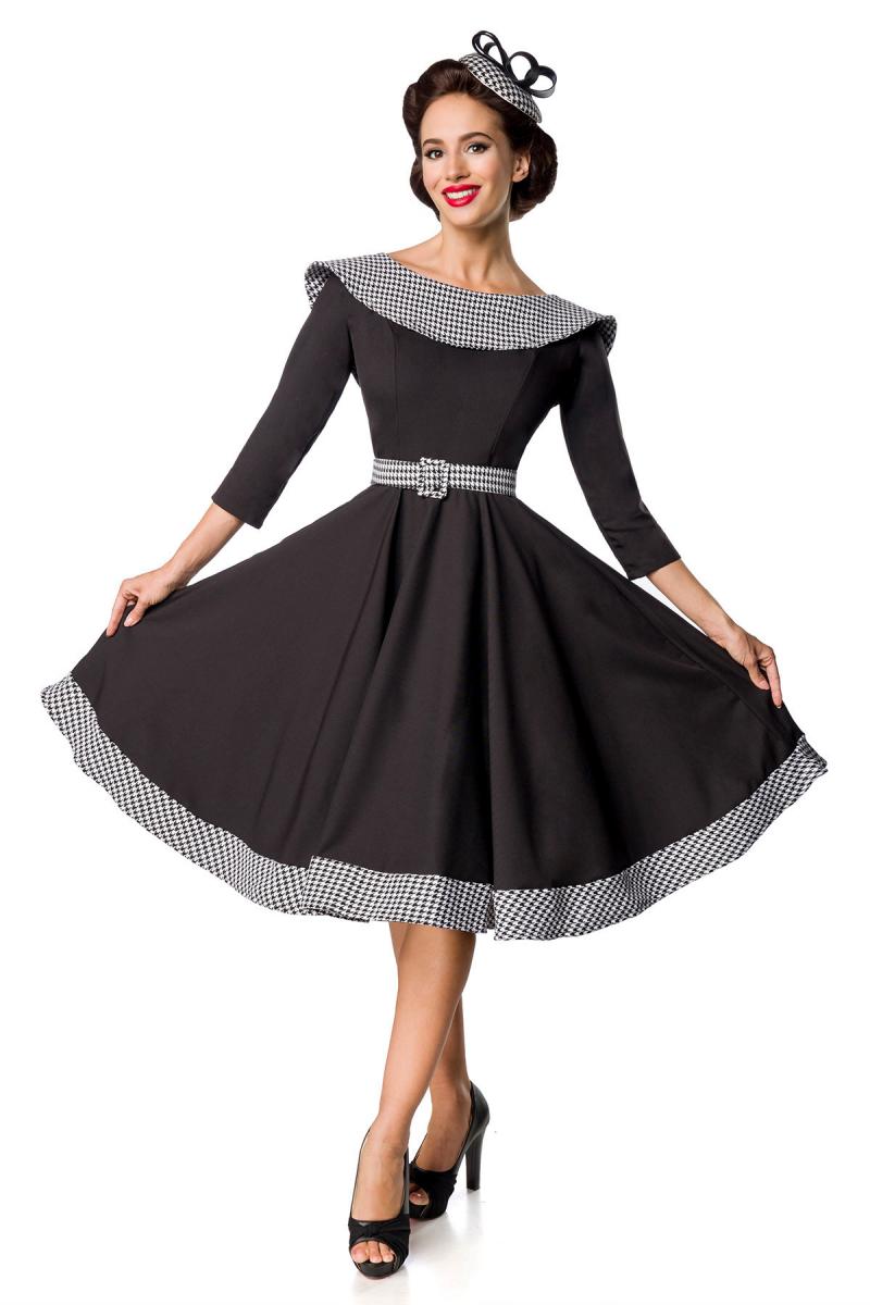 Premium Vintage Swing-Kleid mit Kragen | eBay