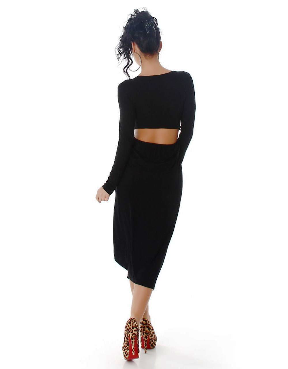 Sensationelles Kleid im Wickel-Look mit Rücken-Cutout | eBay