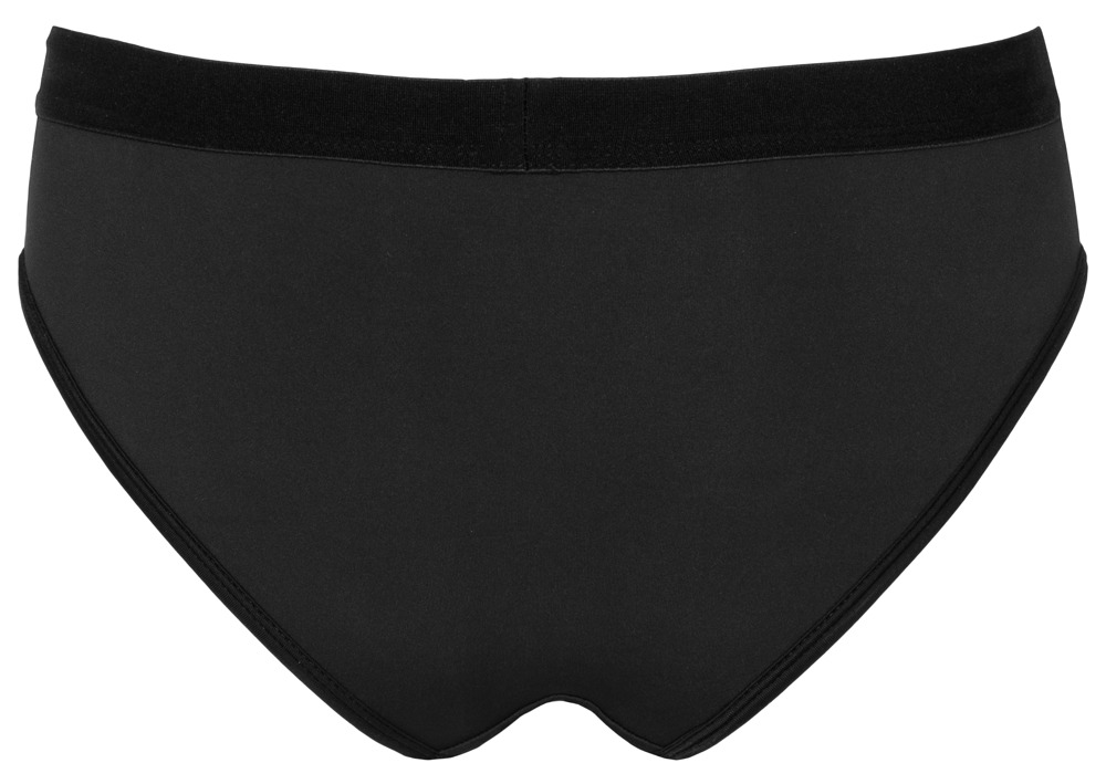Schwarzer Strap-on-Slip von Bad Kitty aus weicher elastischer Mikrofaser. - Bild 8 von 8