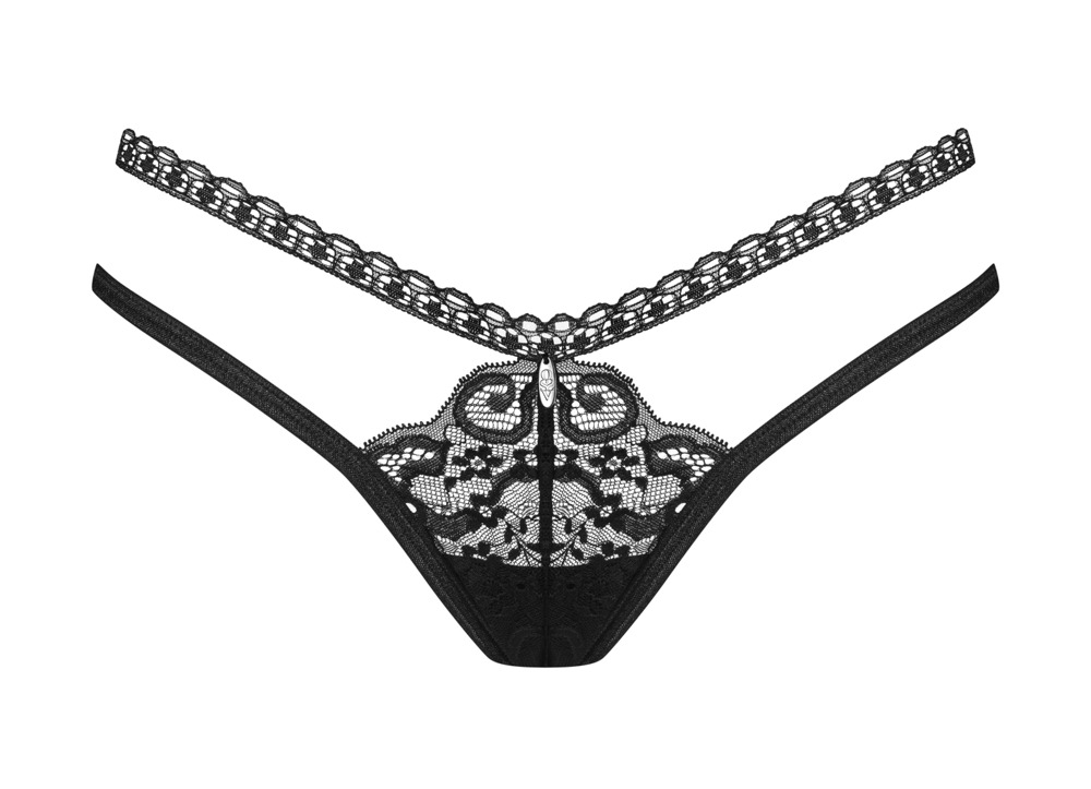 Obsessive Blomentis String, Erotische Lingerie Unterwäsche, mit schönen  - Bild 4 von 5